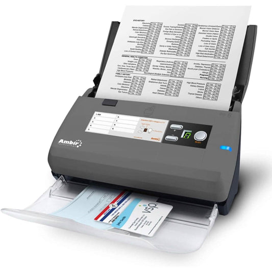 Ambir ImageScan Pro 820ix 20ppm High-Speed ADF Scanner for Windows PC and Mac DailySale