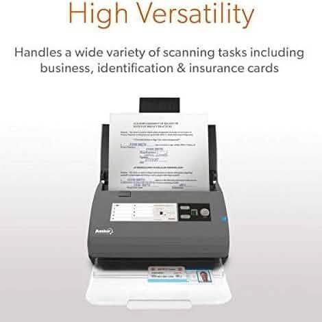 Ambir ImageScan Pro 820ix 20ppm High-Speed ADF Scanner for Windows PC and Mac DailySale