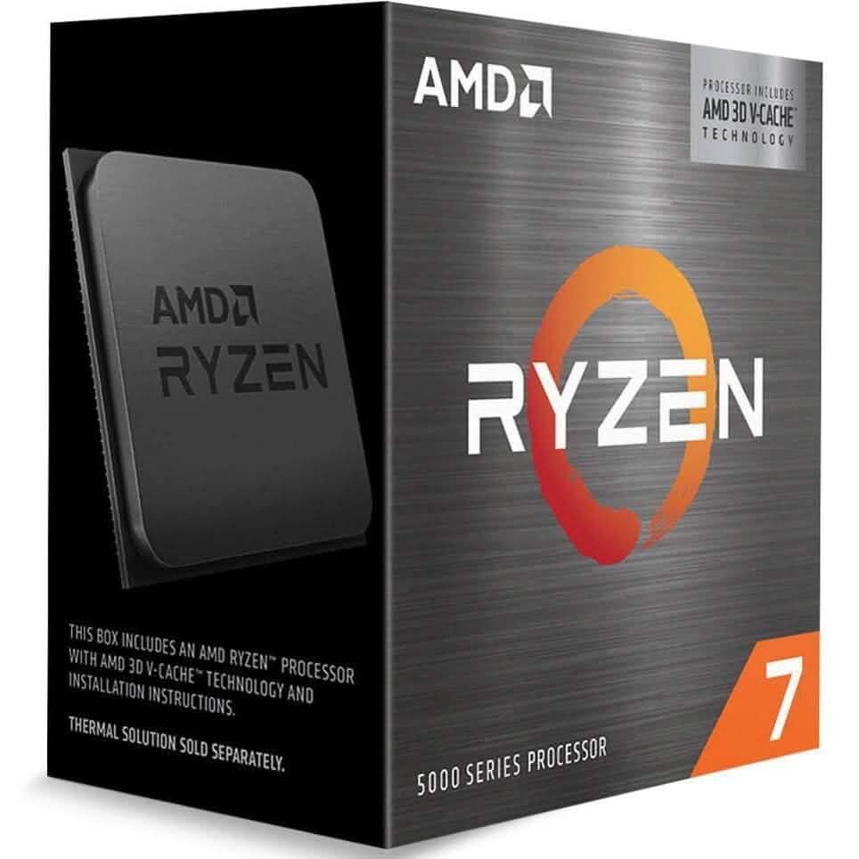 AMD Ryzen™ 7 5800X 8-core, 16-Thread Desktop Processor with AMD 3D V-Cache™ Technology (Refurbished) DailySale