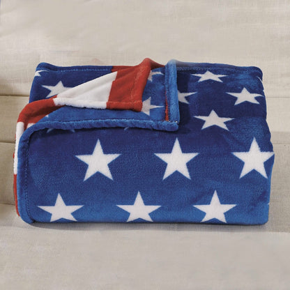 American Flag Ultra-Lush Oversized Throw Blanket DailySale