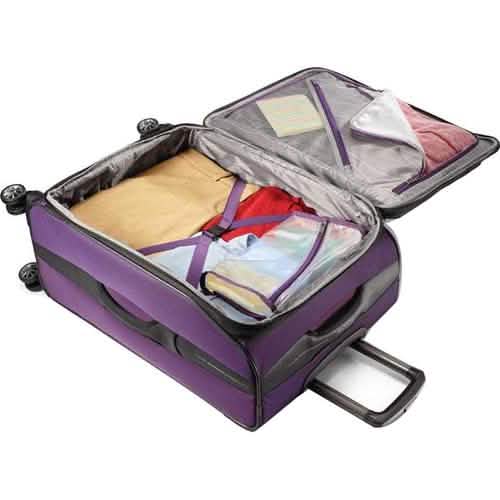 American Tourister 25" Zoom Spinner Expandable Suitcase Luggage DailySale
