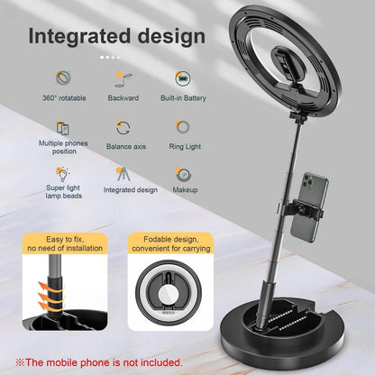 Andoer JMT2 PRO 360¬∞ Rotatable Mini Ring Light DailySale
