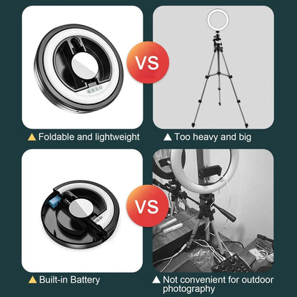 Andoer JMT2 PRO 360¬∞ Rotatable Mini Ring Light DailySale