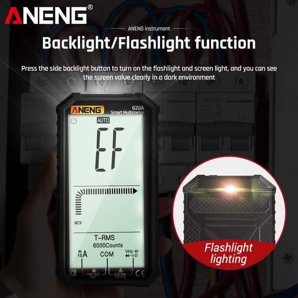 ANENG 4.7-Inch LCD Display 6000 Count AC/DC Digital Multimeter DailySale