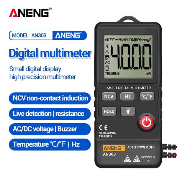 ANENG 4.7-Inch LCD Display 6000 Count AC/DC Digital Multimeter DailySale