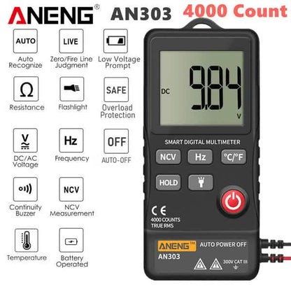 ANENG 4.7-Inch LCD Display 6000 Count AC/DC Digital Multimeter DailySale