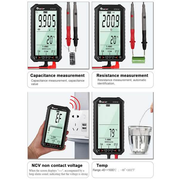 ANENG 4.7-Inch LCD Display 6000 Count AC/DC Digital Multimeter DailySale