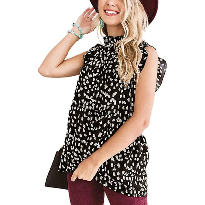 Angashion Women's Casual Floral Print Babydoll Blouse Tunic Tops DailySale