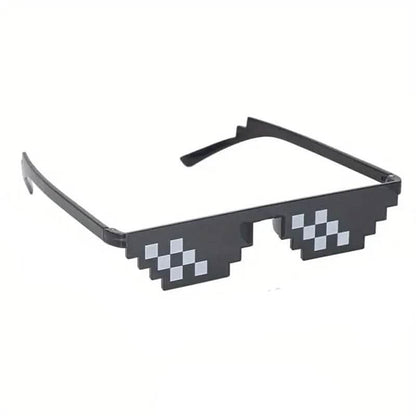Anime Pixel Mosaic Funny Party Glasses DailySale