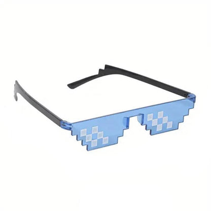 Anime Pixel Mosaic Funny Party Glasses DailySale