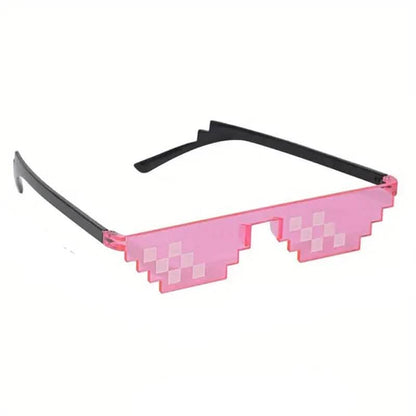 Anime Pixel Mosaic Funny Party Glasses DailySale