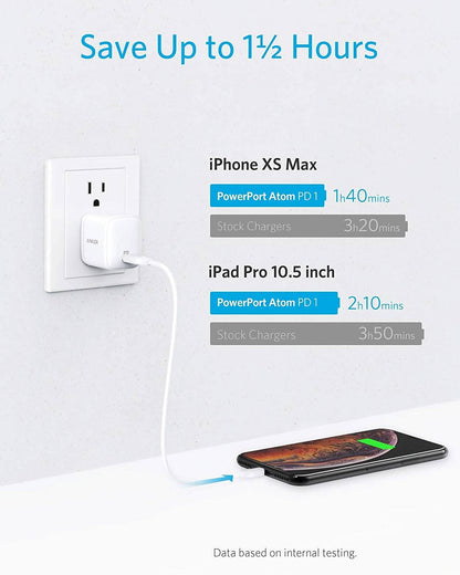 Anker 30W Compact USB-C Wall Charger with Power Delivery, PowerPort Atom (Refurbished) DailySale