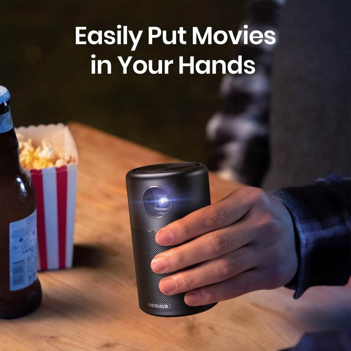 Anker NEBULA Capsule Smart Wi-Fi Mini Projector  (Refurbished) DailySale