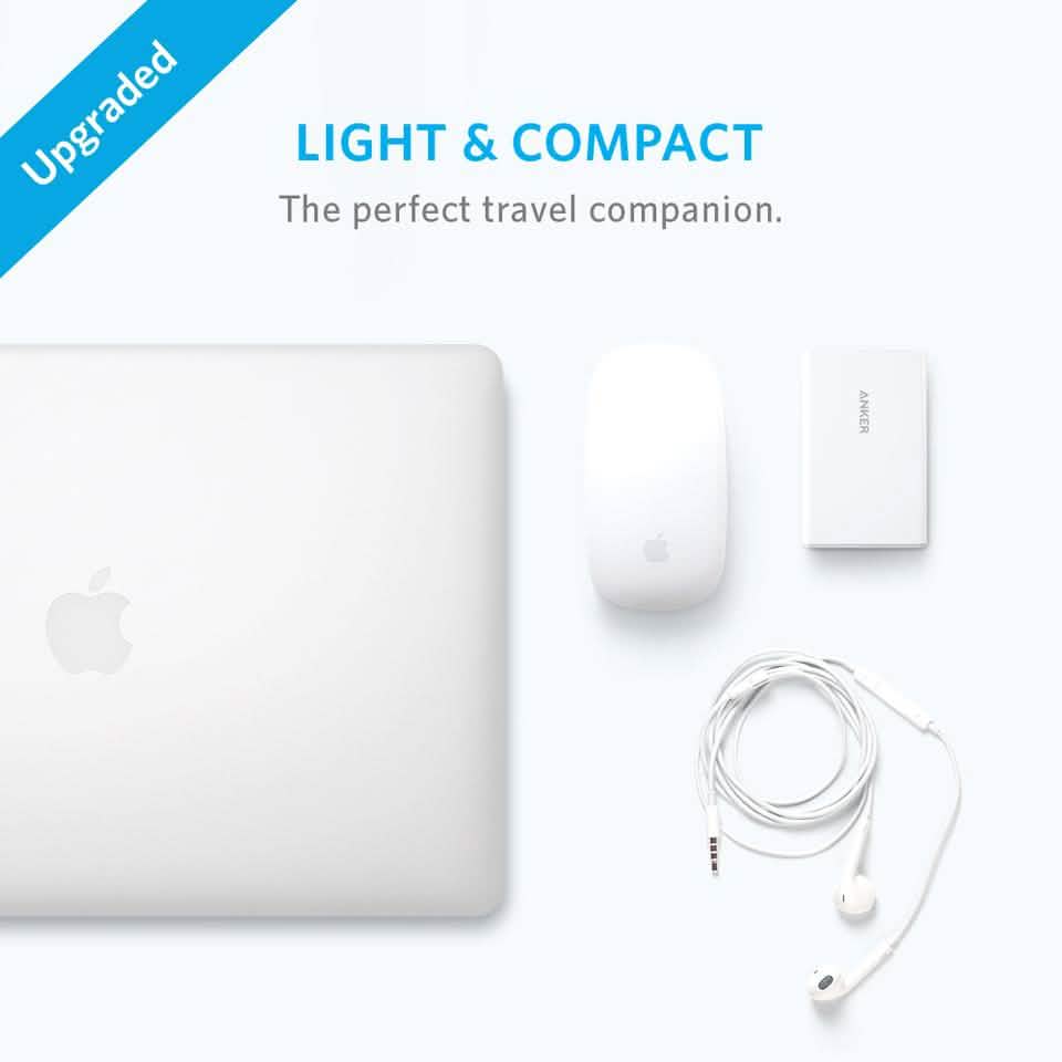 Anker PowerPort 5 40W/8A 5-Port USB Charger for Apple iPhone, iPad, Samsung Galaxy, and more (Refurbished) DailySale