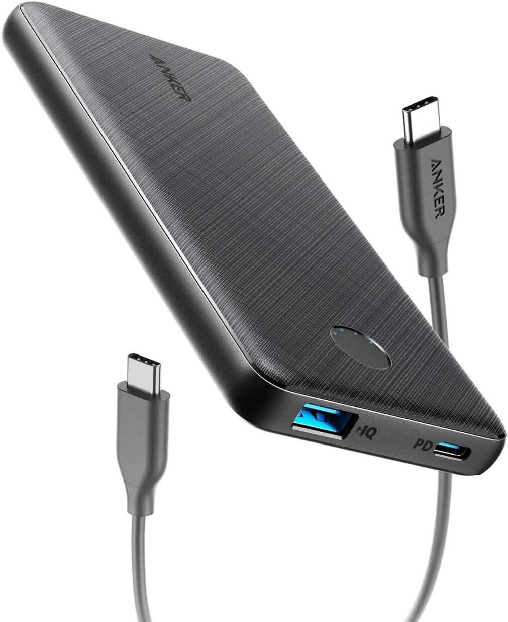 Anker USB-C Portable Charger, 18W PowerCore Slim 10000 PD, 10000mAh Power Delivery Power Bank (Refurbished) DailySale