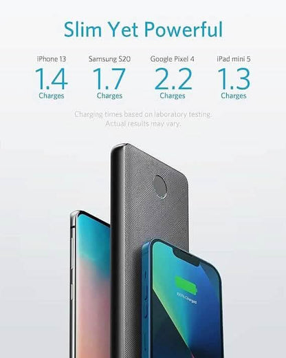 Anker USB-C Portable Charger, 18W PowerCore Slim 10000 PD, 10000mAh Power Delivery Power Bank (Refurbished) DailySale