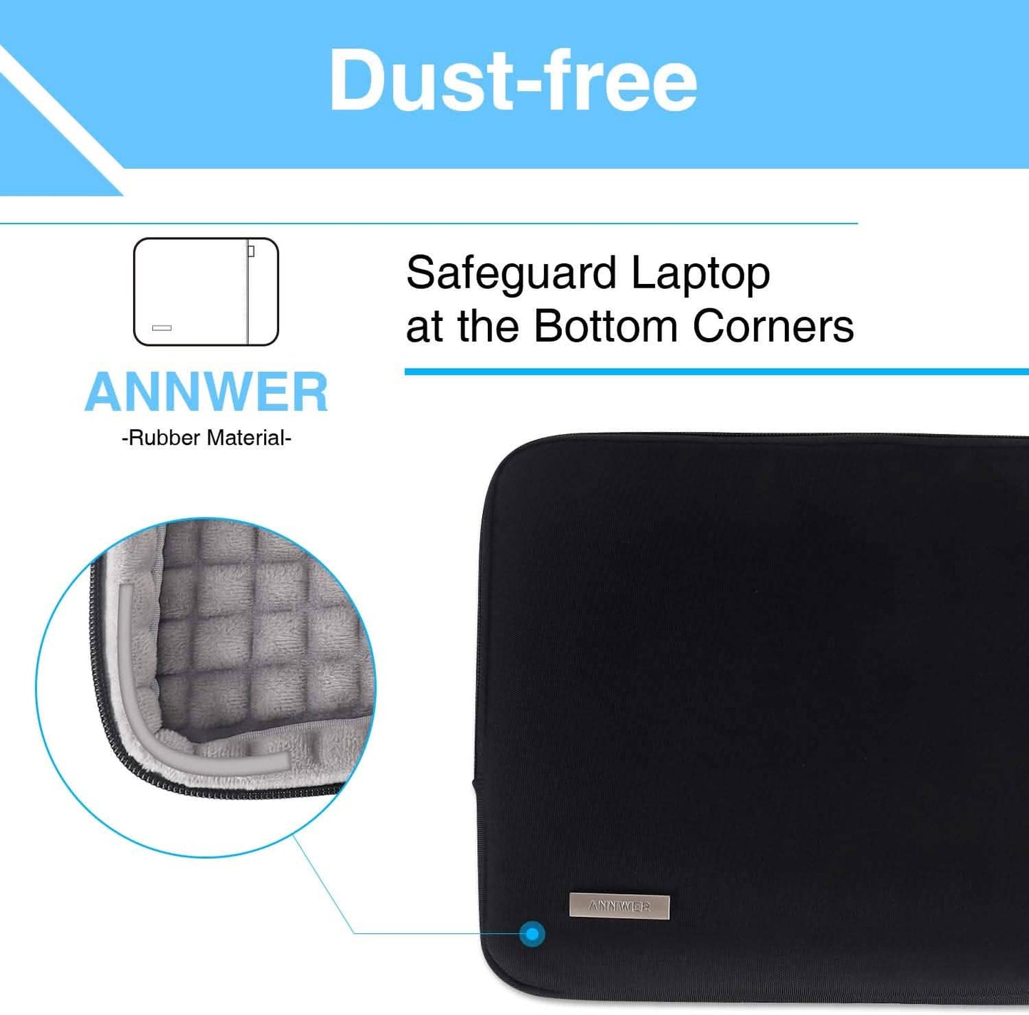Annwer 360 Protective Laptop Sleeve 13 Inch, Laptop Case DailySale