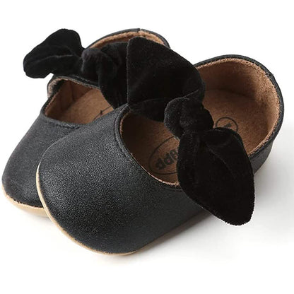 Antheron Baby Girls Mary Jane Flats with Bowknot DailySale