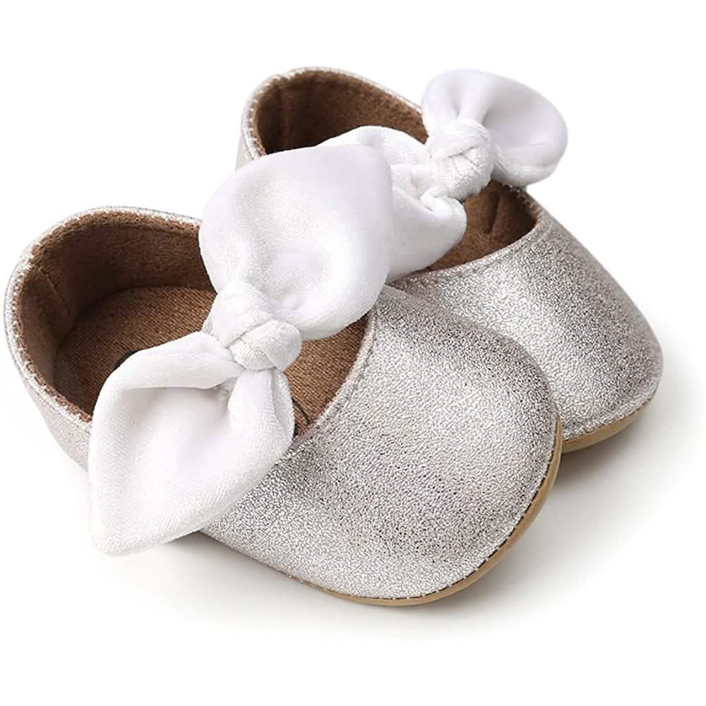 Antheron Baby Girls Mary Jane Flats with Bowknot DailySale