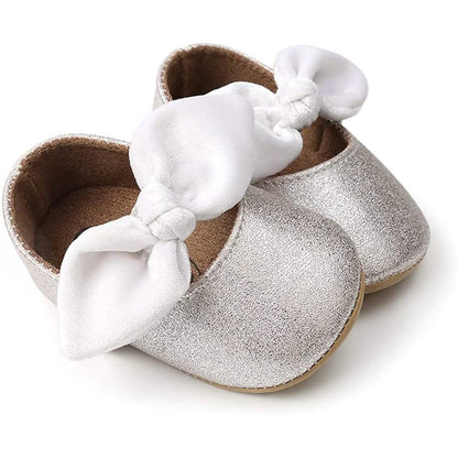 Antheron Baby Girls Mary Jane Flats with Bowknot DailySale