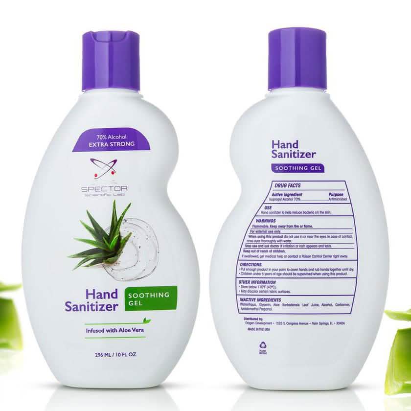 Anti-Bacterial Hand Sanitizing Gel with Aloe Vera and 70% Alcohol DailySale
