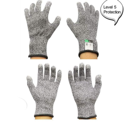 Anti-Cut Gloves 5 Grade Safety Cut Proof Stab Resistant Stainless Steel DailySale