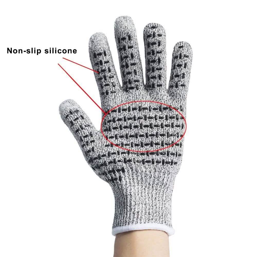 Anti-Cut Gloves 5 Grade Safety Cut Proof Stab Resistant Stainless Steel DailySale