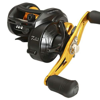 Anti-explosion Line Magnetic Brake Long-throw Fishing Reel Water Drop Wheel DailySale