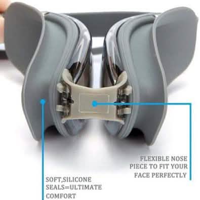 Anti-Fog Swim Goggles with Earplugs DailySale