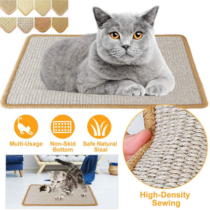 Anti-Slip Mat Horizontal Cat Floor Scratching Pad Rug DailySale