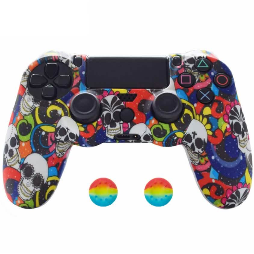 Anti-slip PS4 Silicone Cover & Thumb Grip Set DailySale