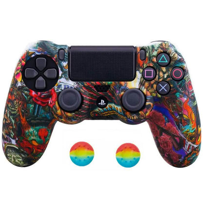 Anti-slip PS4 Silicone Cover & Thumb Grip Set DailySale