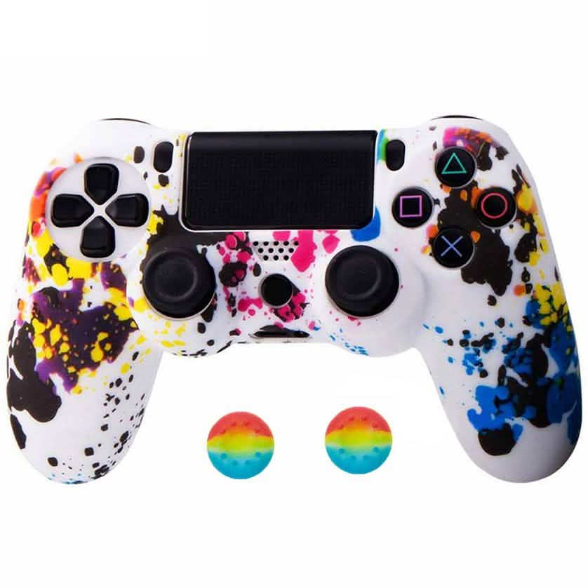 Anti-slip PS4 Silicone Cover & Thumb Grip Set DailySale