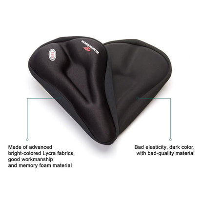 Anti-Slip Silicone Gel Pad Cushion Seat - Saddle Cover for Bike Bicycle Cycling DailySale