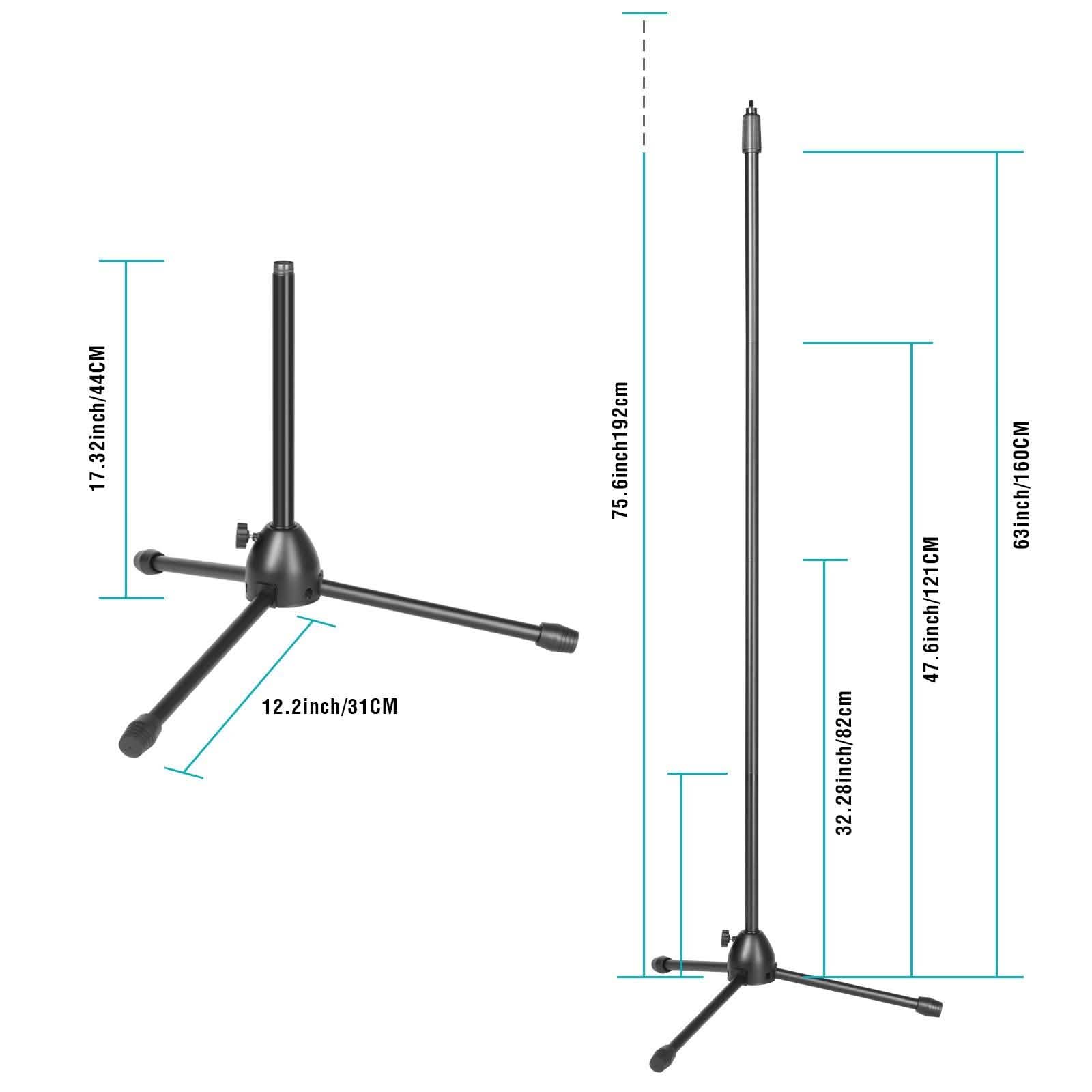 Anti-slip Tripod Condenser Microphone Stand DailySale
