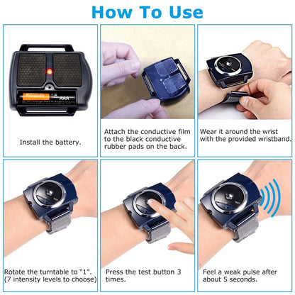 Anti-Snore Infrared Wristband with Conductive Film DailySale