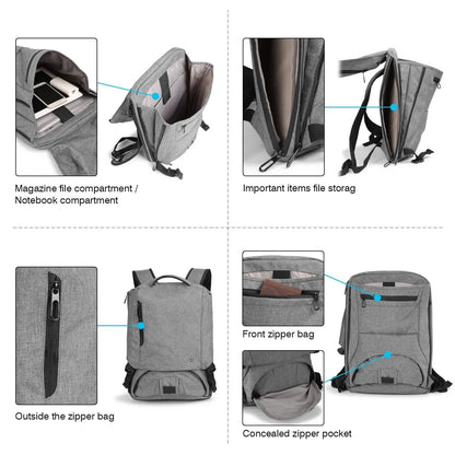 Anti-theft 14Inch Laptop Computer Backpack for Travel Waterproof Business School DailySale