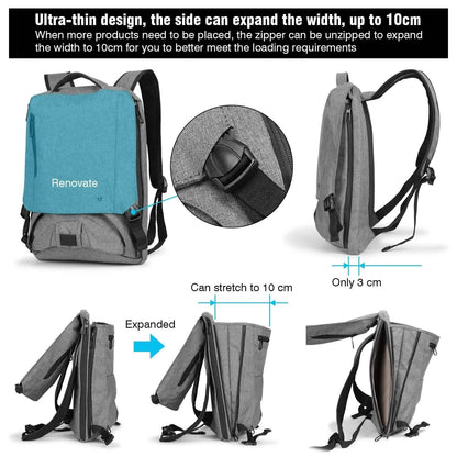Anti-theft 14Inch Laptop Computer Backpack for Travel Waterproof Business School DailySale