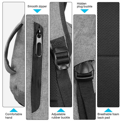 Anti-theft 14Inch Laptop Computer Backpack for Travel Waterproof Business School DailySale