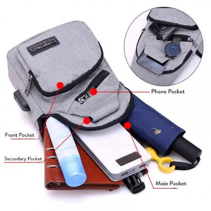 Anti-theft Sling Backpack With Charging Port DailySale