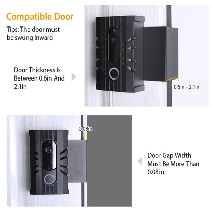 Anti Theft Video Doorbell Door Mount Fit for Most Doorbell Camera Accessories DailySale
