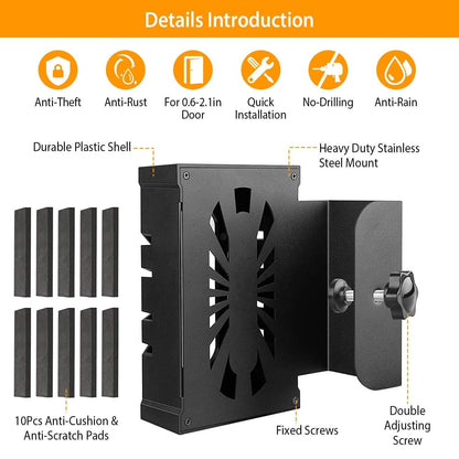 Anti Theft Video Doorbell Door Mount Fit for Most Doorbell Camera Accessories DailySale