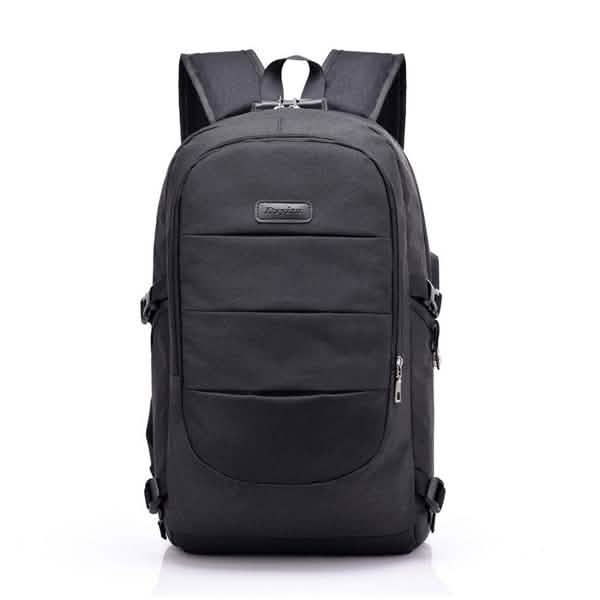 Anti Theft Waterproof Classic Backpack with USB Charging Port and Headphone Interface DailySale