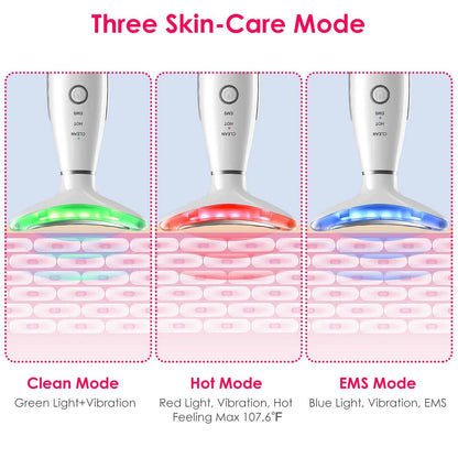 Anti Wrinkles Face Neck Massager Double Chin Reducer DailySale