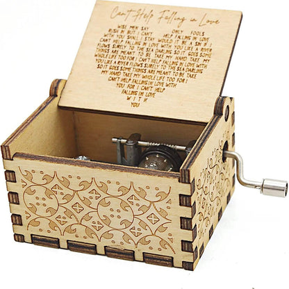 Antique Engraved Musical Box Can't Help Falling in Love DailySale