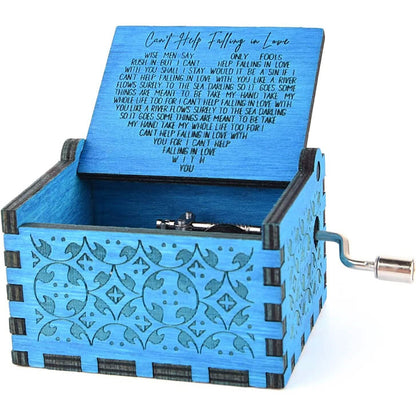 Antique Engraved Musical Box Can't Help Falling in Love DailySale
