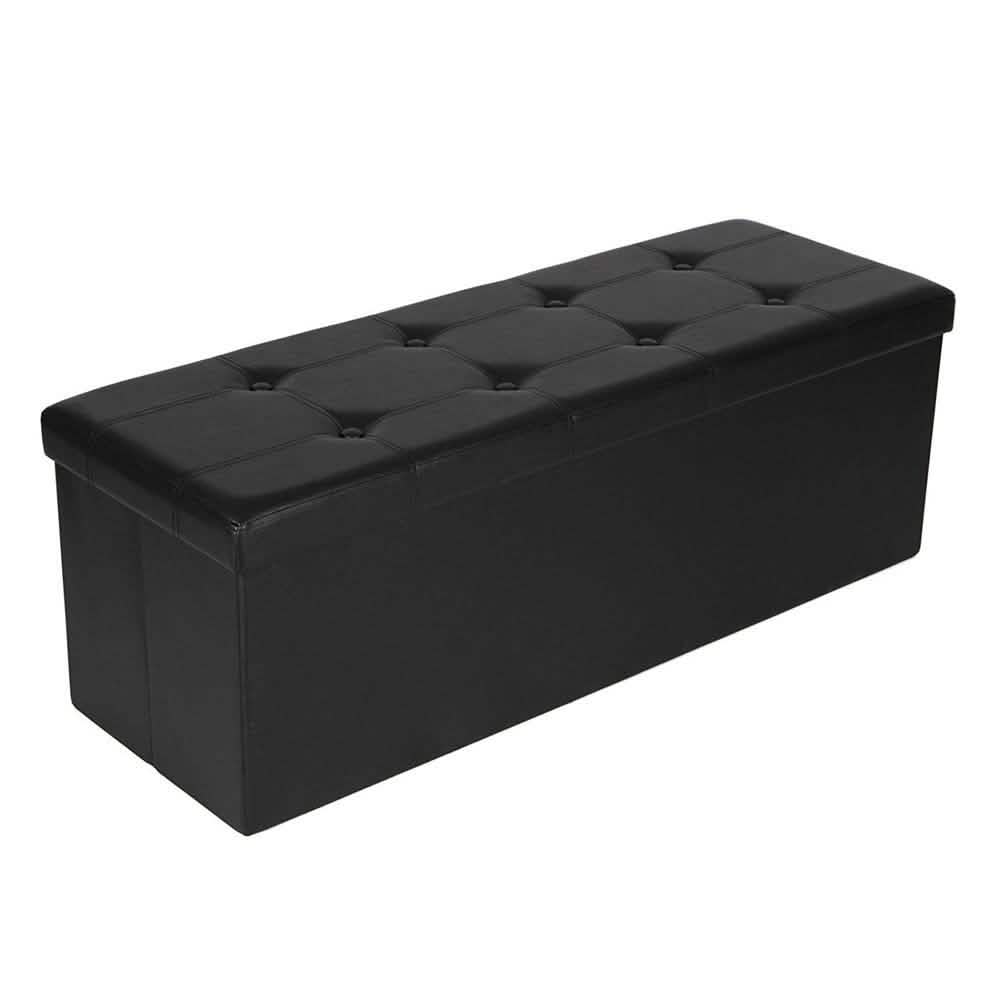 AOZRYNL 43 Inches Folding Storage Ottoman Bench DailySale
