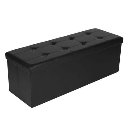 AOZRYNL 43 Inches Folding Storage Ottoman Bench DailySale