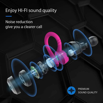APEKX Bluetooth Headphones True Wireless Earbuds with Charging Case DailySale