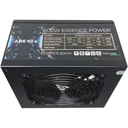 Apevia ATX-ES600W Essence 600W ATX Semi-Modular Gaming Power Supply with Auto-Thermally Controlled  (Refurbished) DailySale